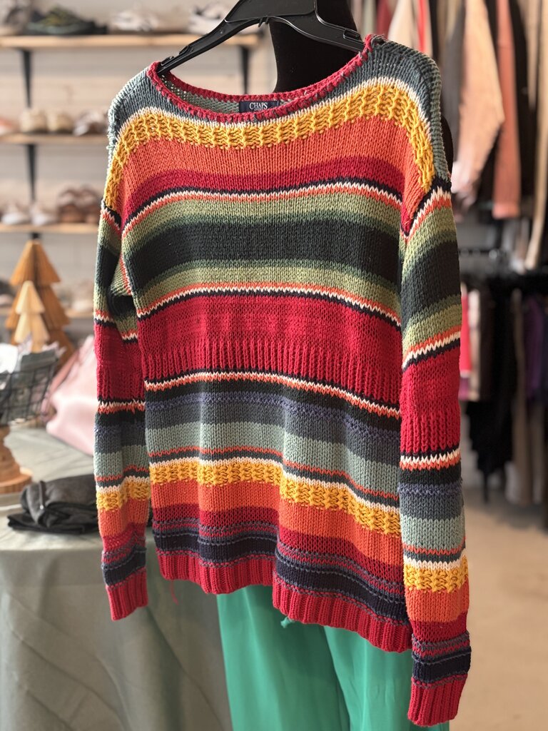 Chaps Sport Multicolor Knit Sweater