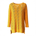 St. John's Bay Women's Yellow Knit Sweater