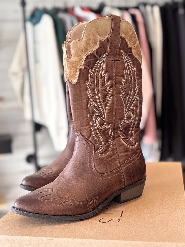 Coconuts by Matisse Brown Cowboy Boots