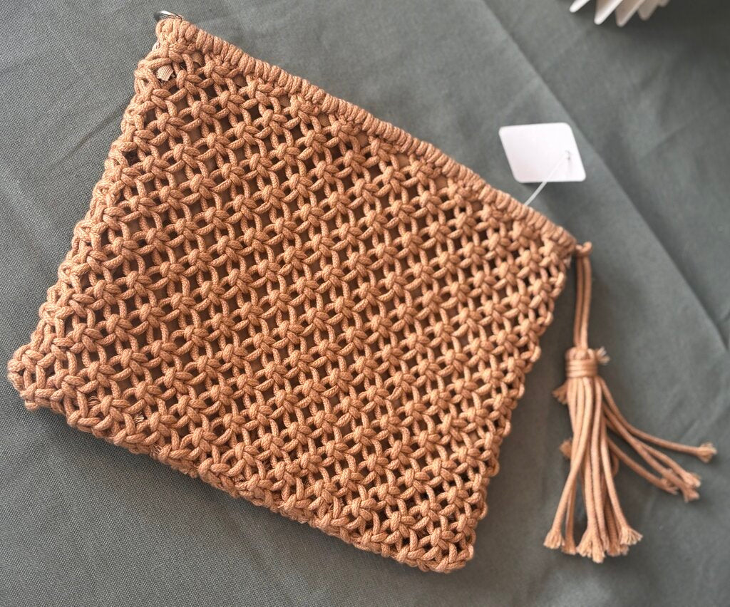 Handcrafted Macrame Clutch Bag