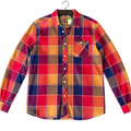 Red Camel Plaid Long Sleeve Shirt