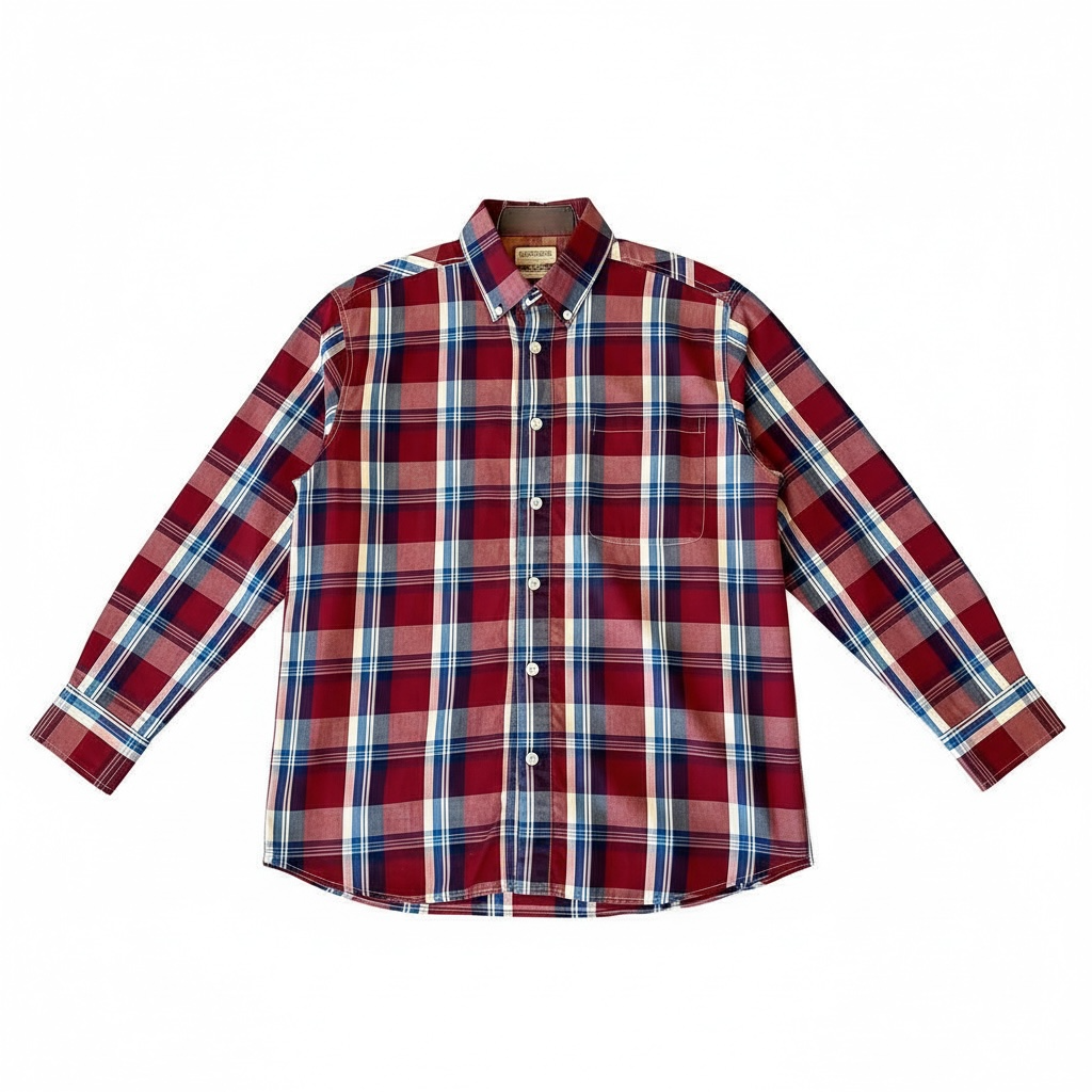 Schmidt Men's Plaid Button-Up Shirt