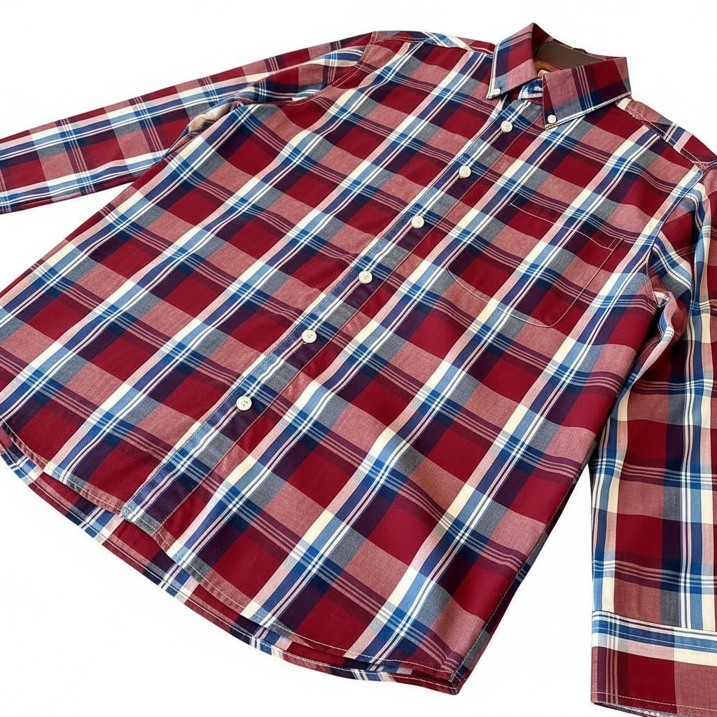 Schmidt Men's Plaid Button-Up Shirt