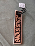 JESUS IS KING keychain NWT