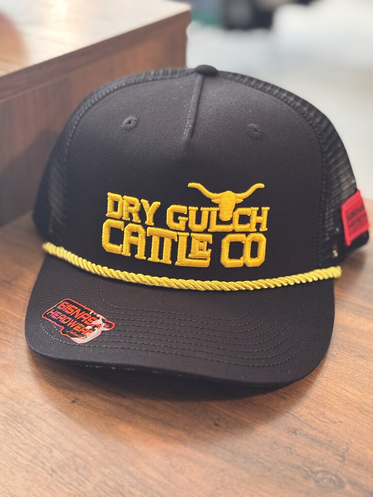 Dry Gulch Cattle Co Yellow Trucker NWT
