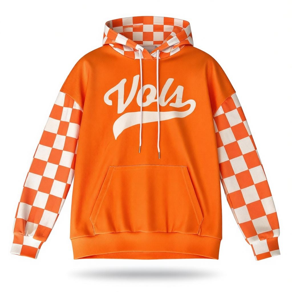 Vols hoodie checkered sleeve