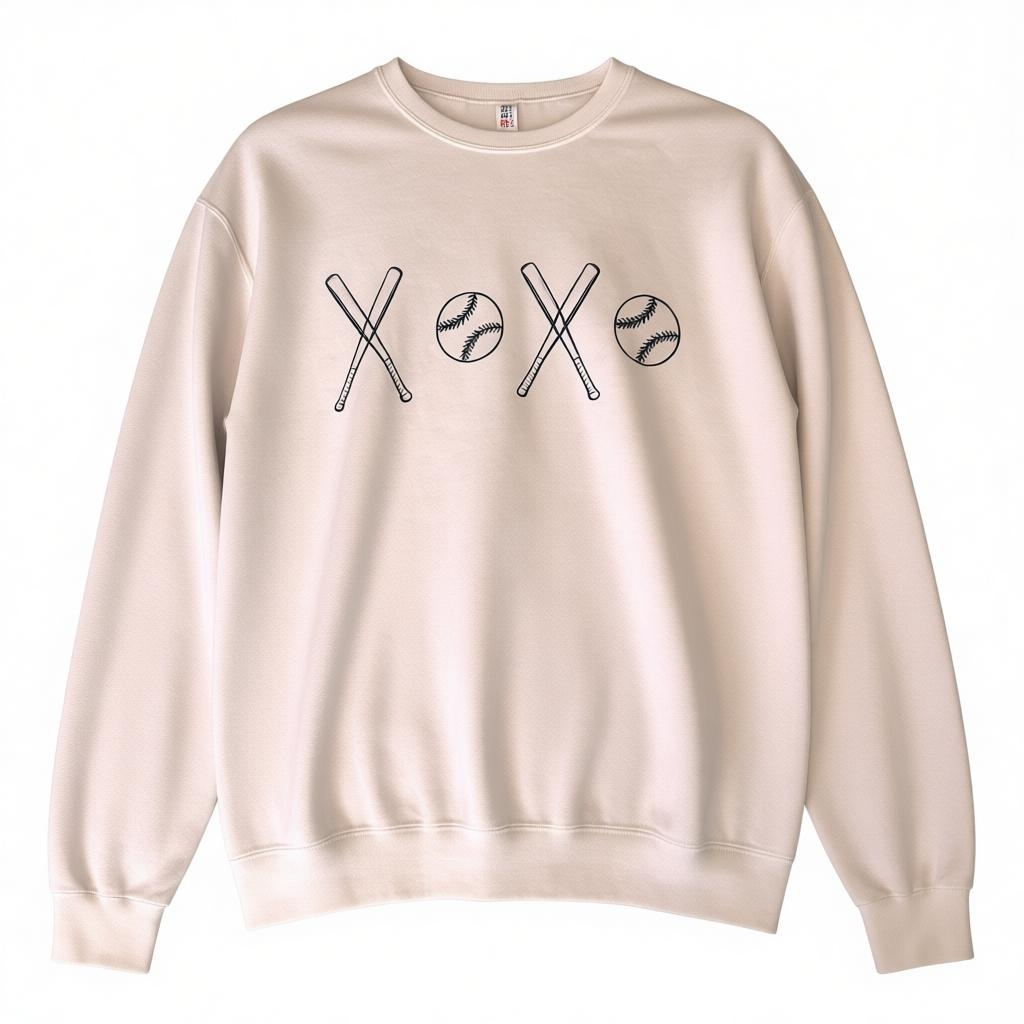 XOXO Baseball Sweatshirt