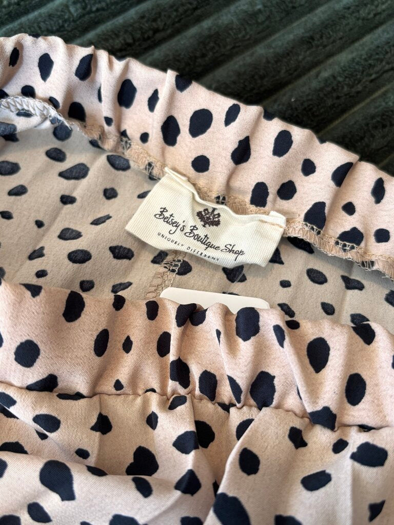 Betseys Boutique Shop Polka Dot long Skirt